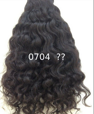 Silky Straight Long 100 indian human hair extensions Sleek With Customized Color supplier